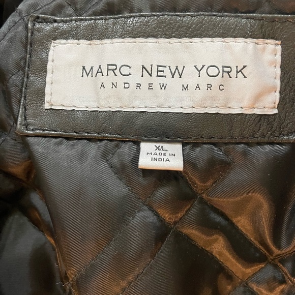 Leather Jacket, Andrew Marc, XL - Picture 3 of 3